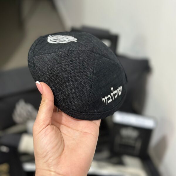 ⁦סט לגבר שחור קטיפה⁩ – תמונה ⁦2⁩