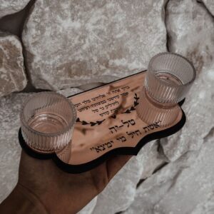 פמוטים אשת חיל רוז גולד