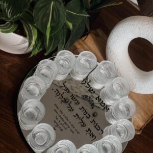 פמוט 13 קנים בחיתוך וחריטת לייזר (איסוף עצמי בלבד)